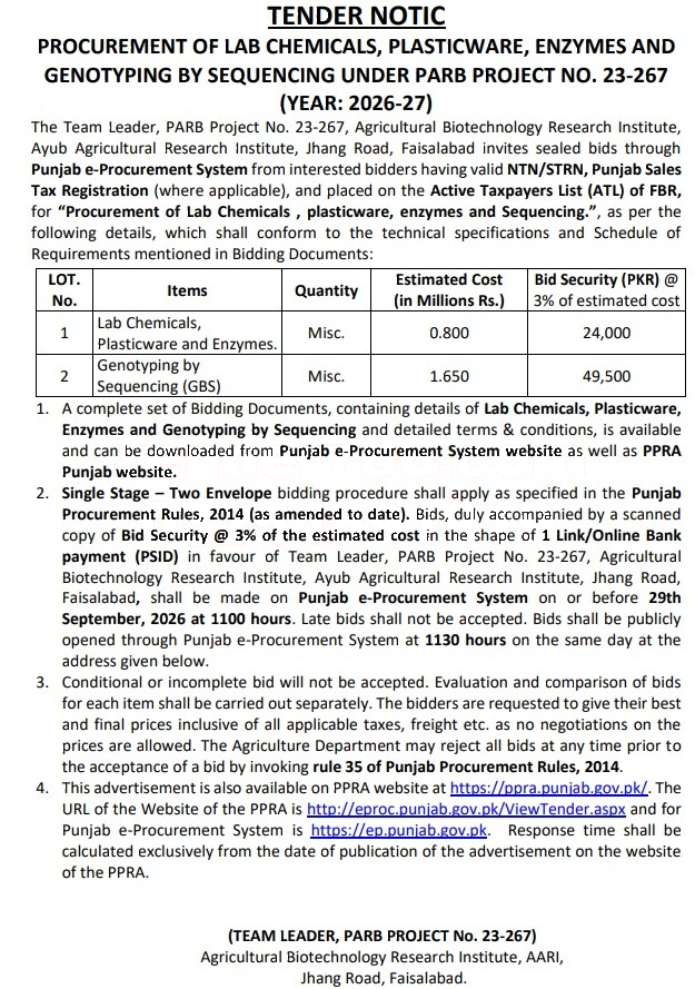 Tender Document