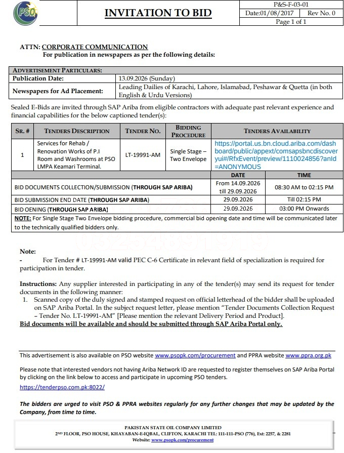 Tender Document