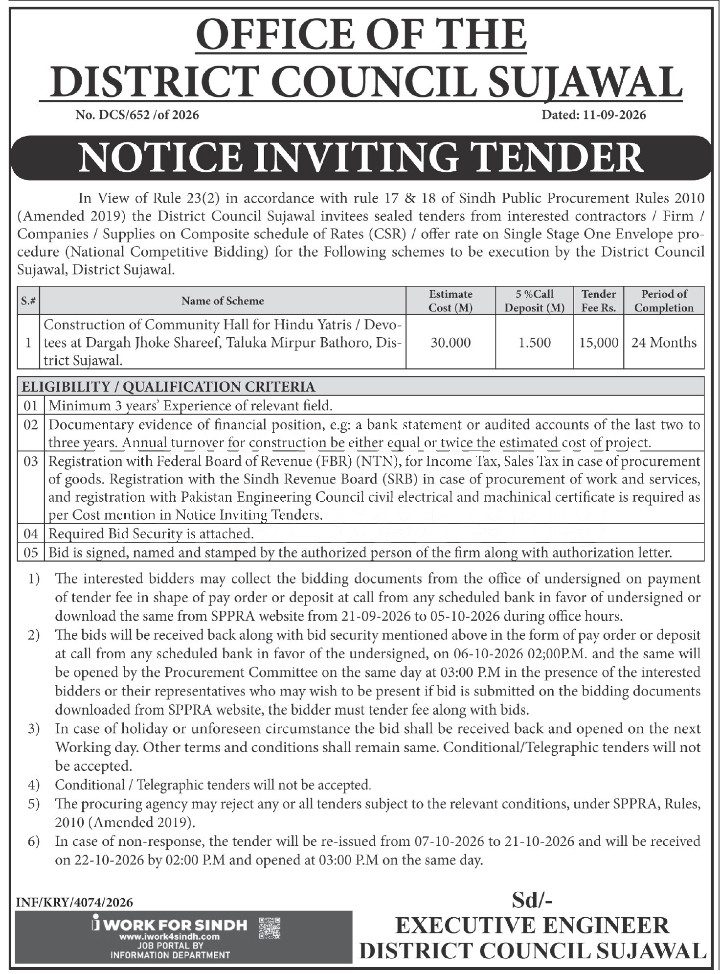 Tender Document
