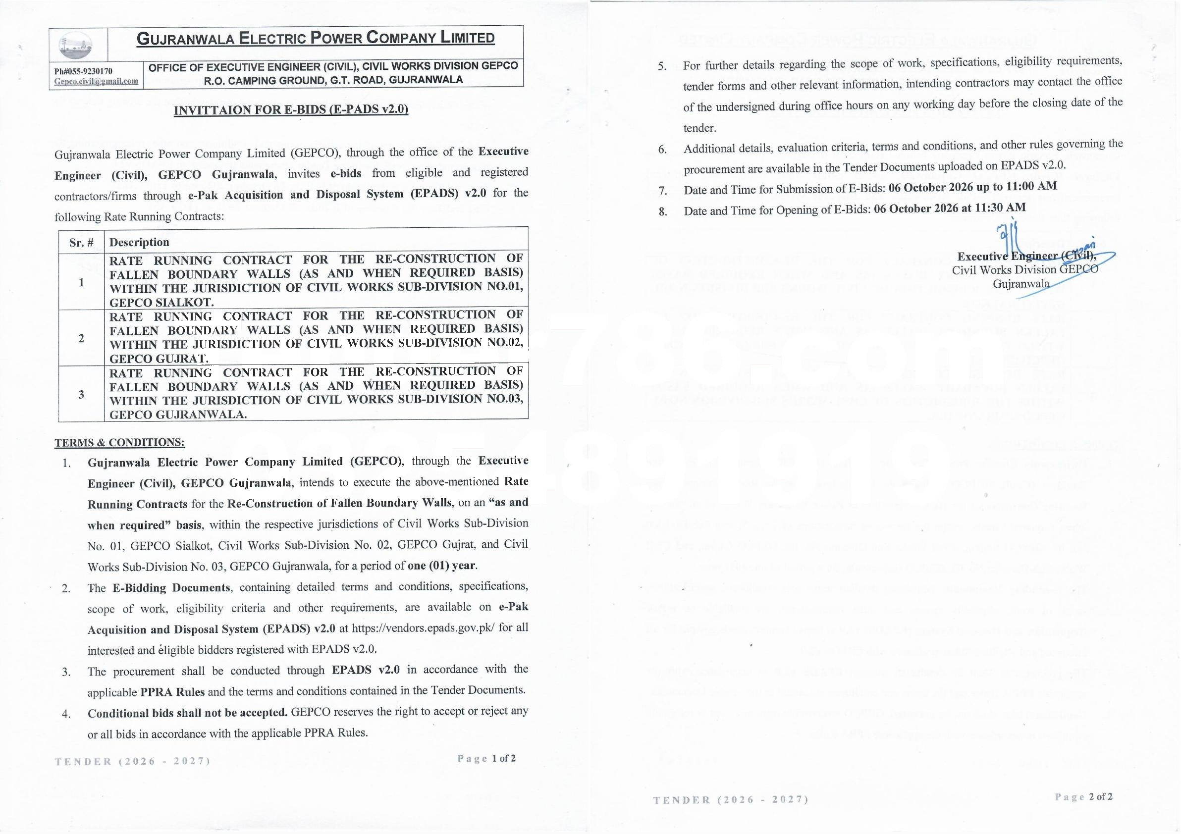 Tender Document