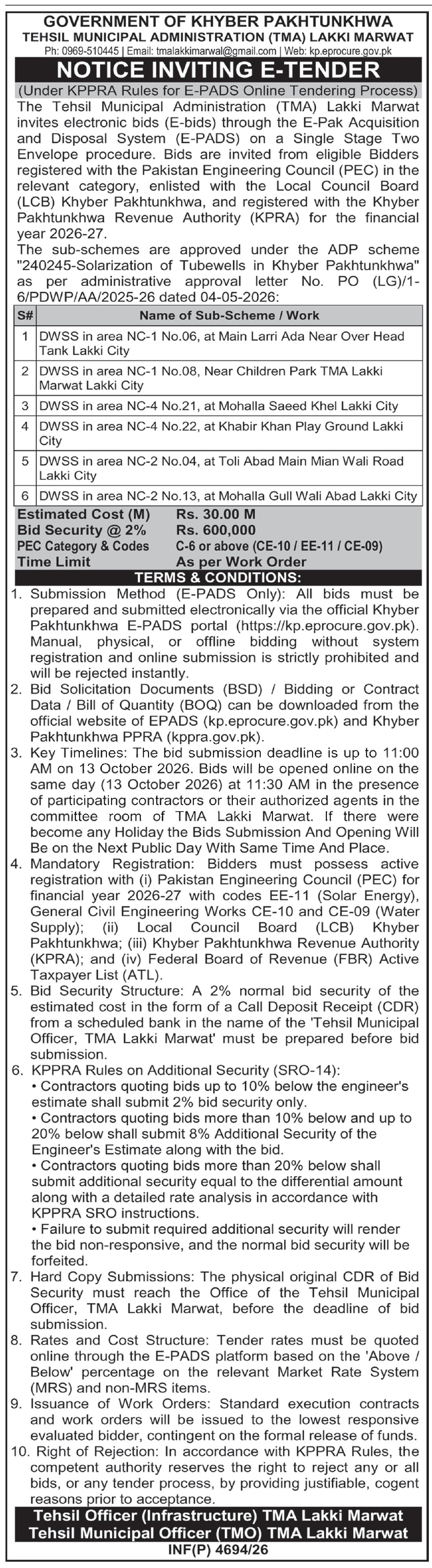 Tender Document