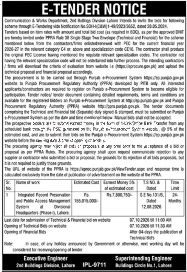 Tender Document
