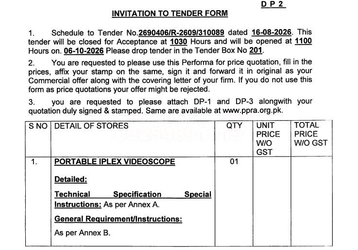 Tender Document