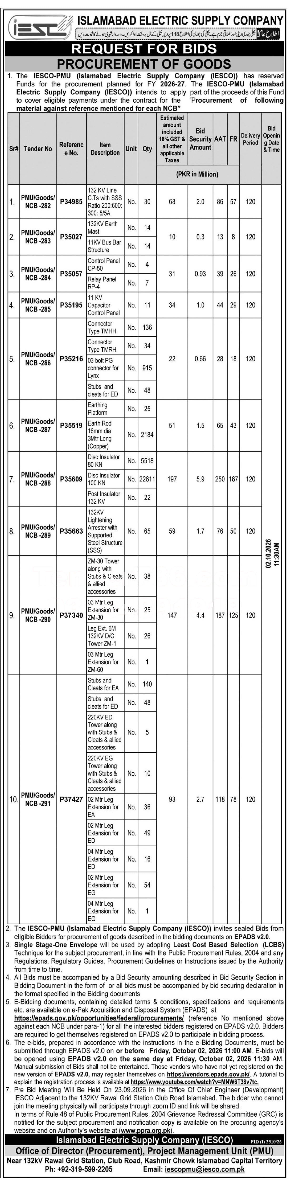 Tender Document