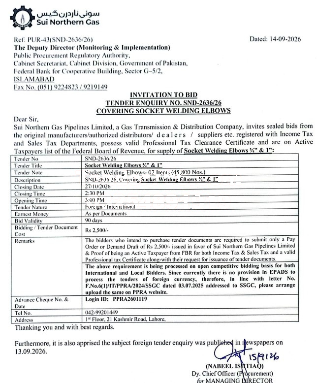 Tender Document