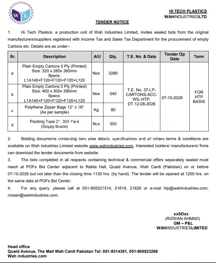 Tender Document