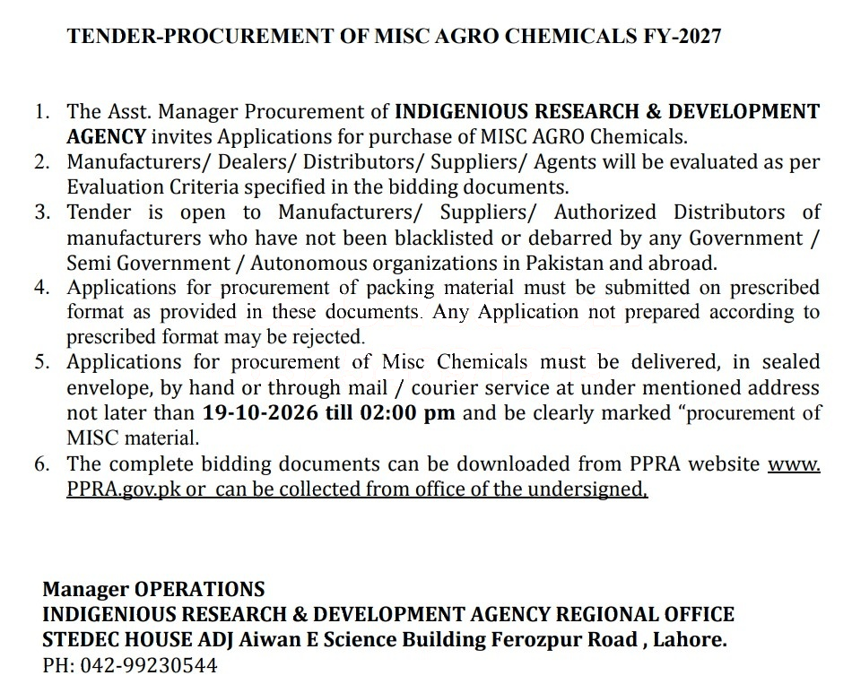 Tender Document