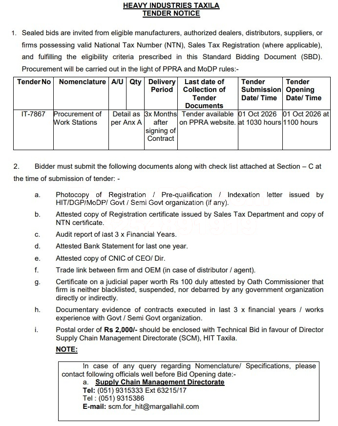 Tender Document