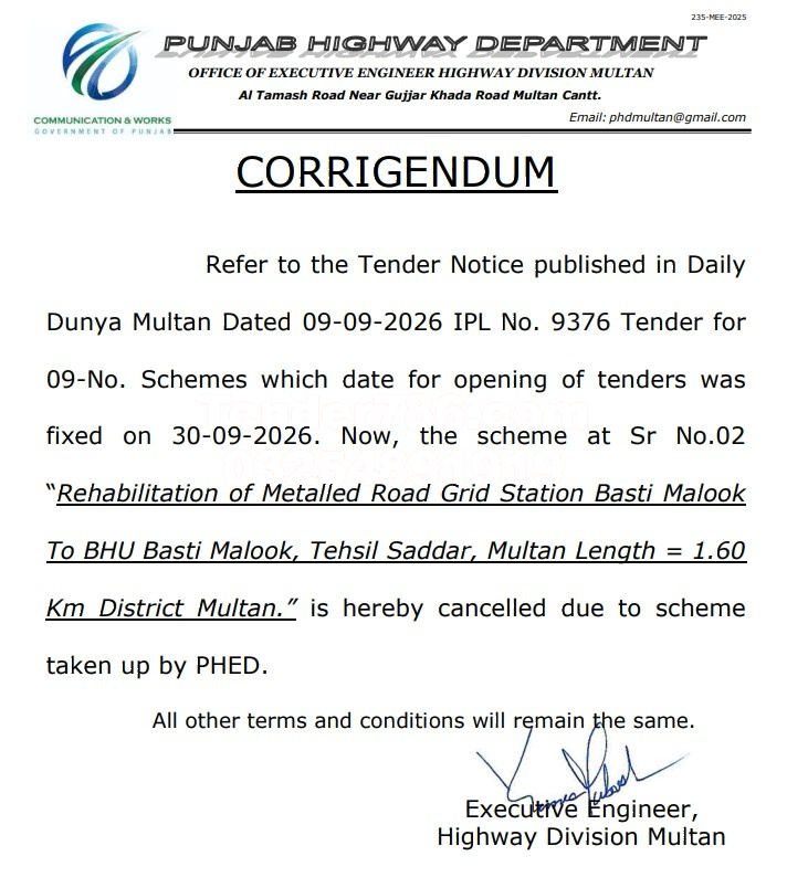 Tender Document