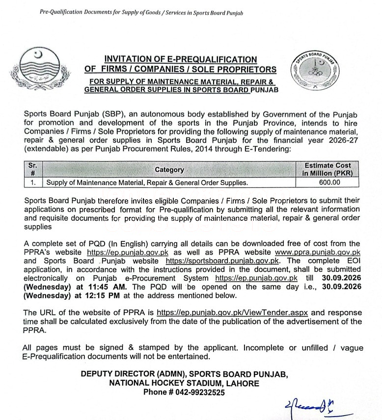 Tender Document