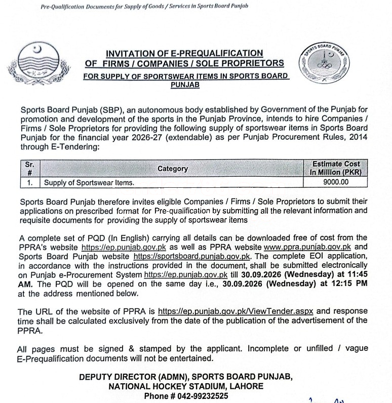 Tender Document