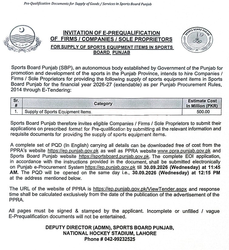 Tender Document