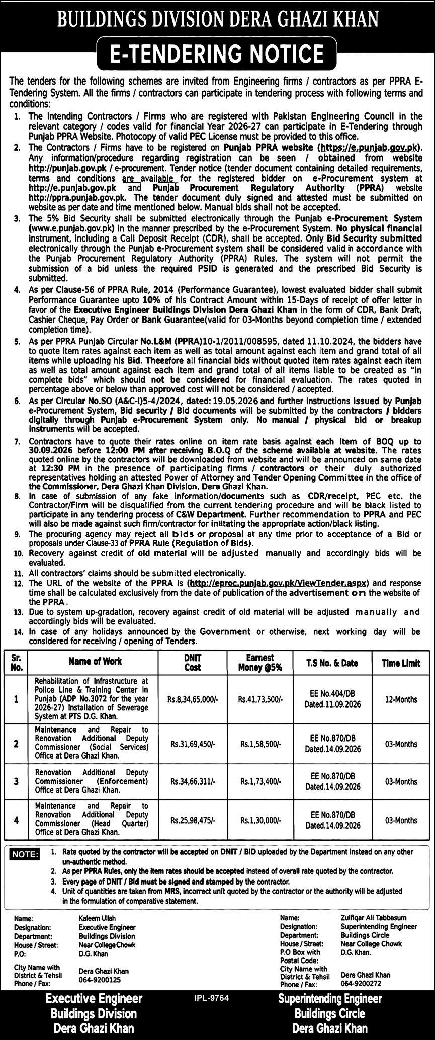 Tender Document