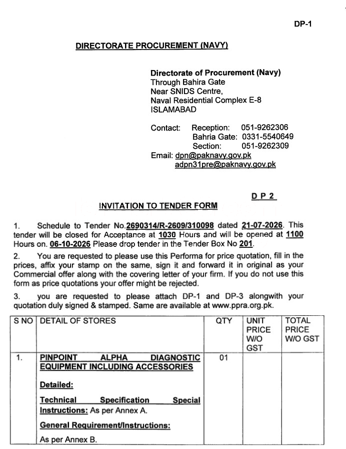 Tender Document