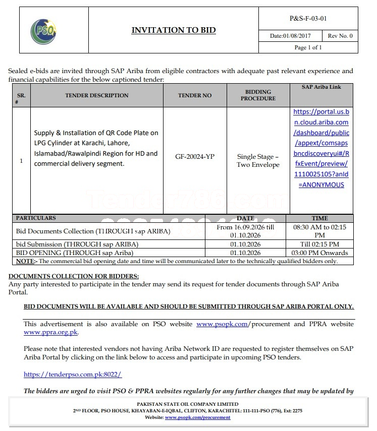 Tender Document