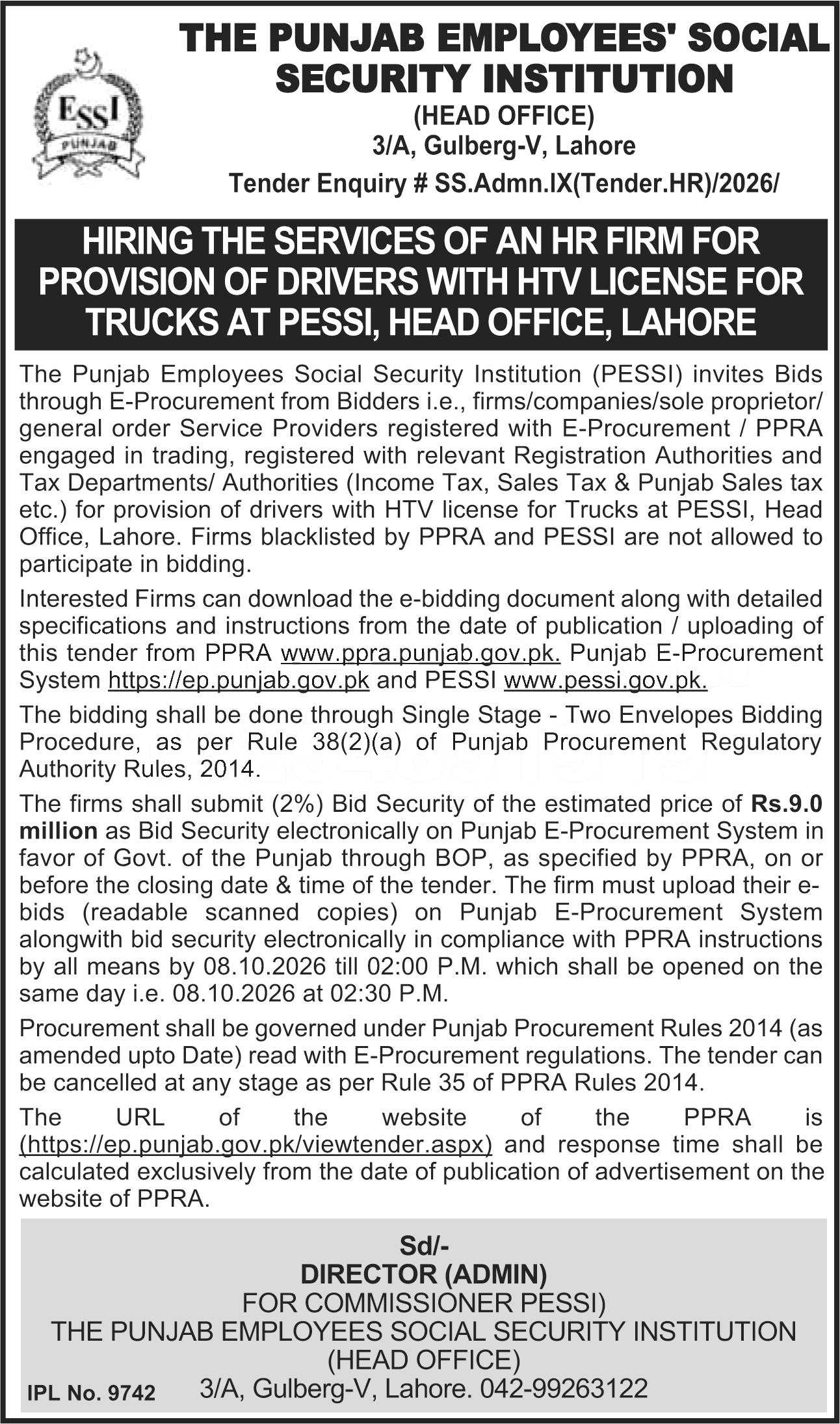 Tender Document
