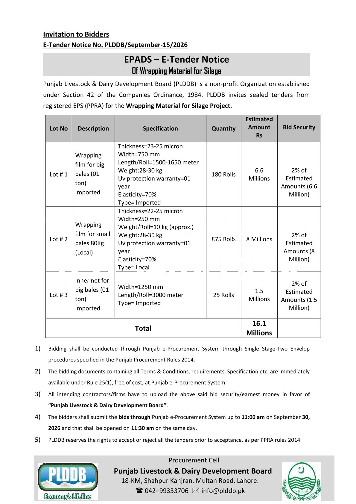 Tender Document