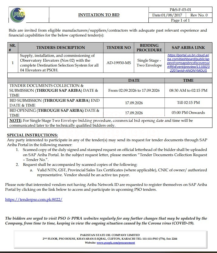 Tender Document