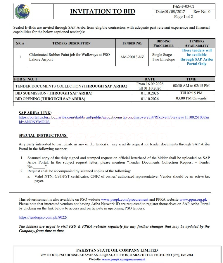 Tender Document