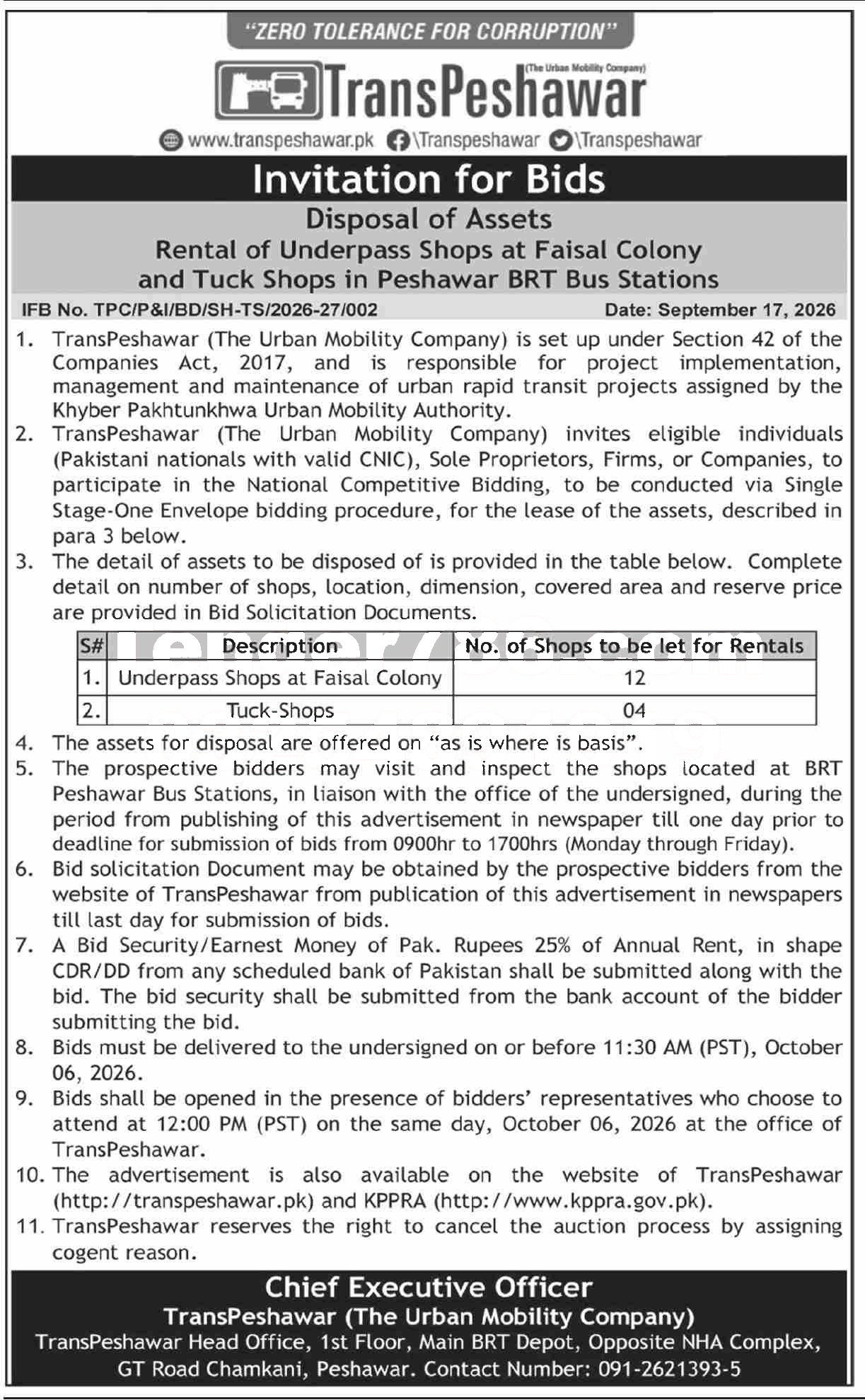 Tender Document