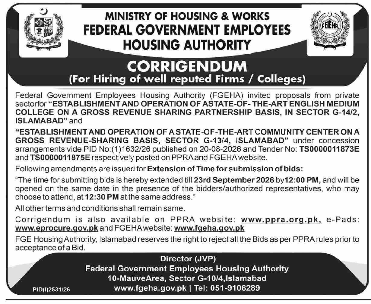 Tender Document