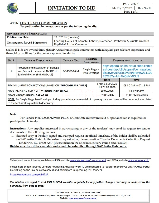 Tender Document