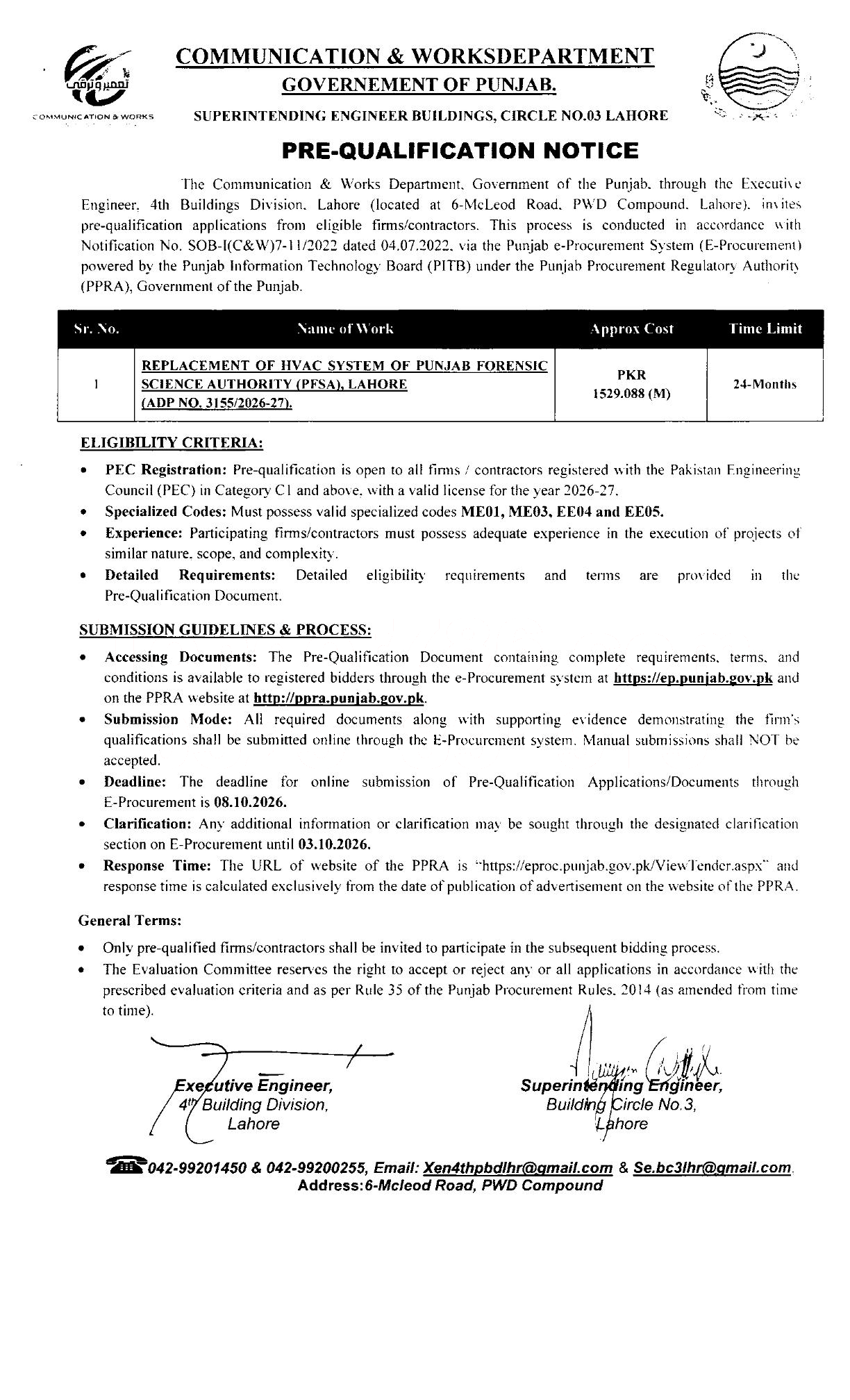 Tender Document