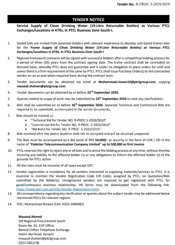 Tender Document