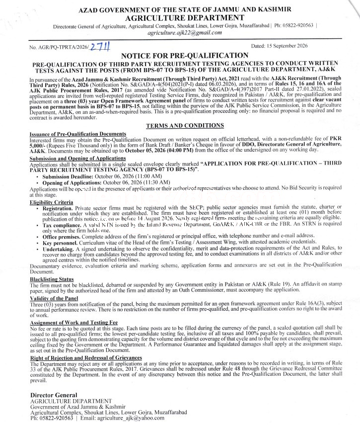 Tender Document