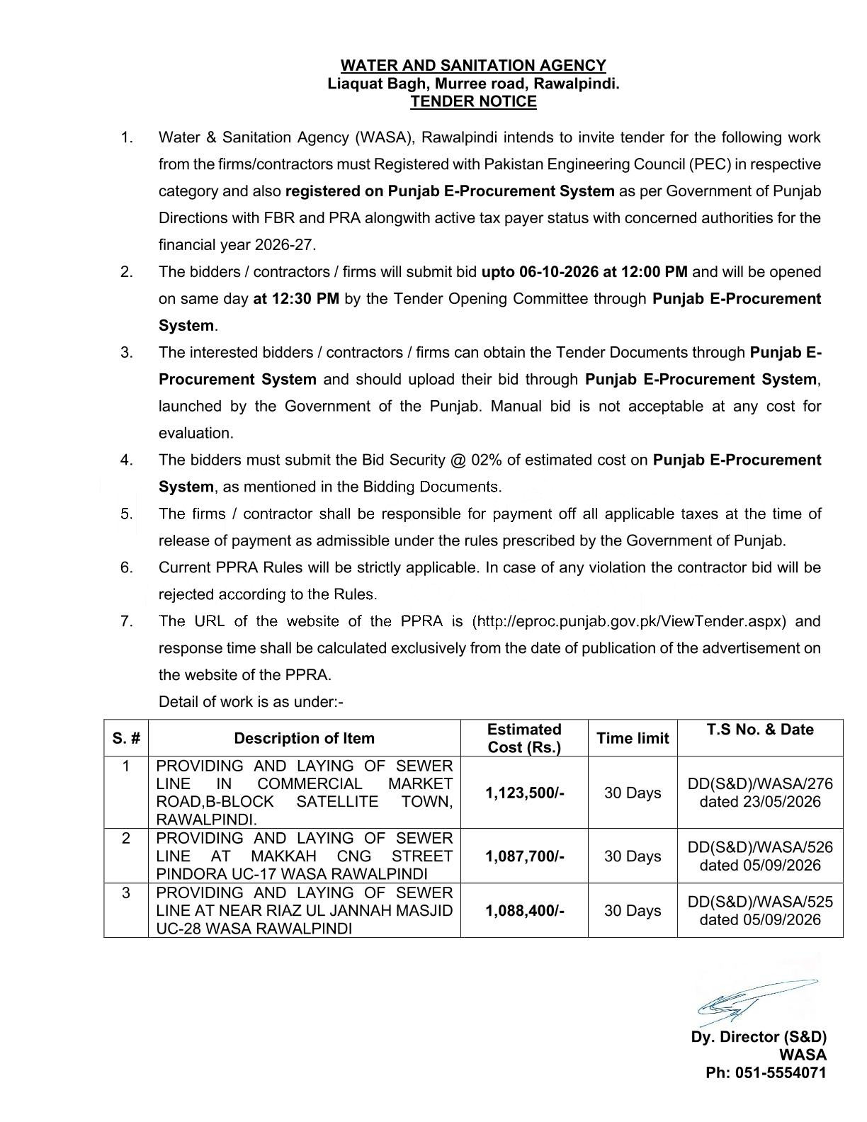 Tender Document