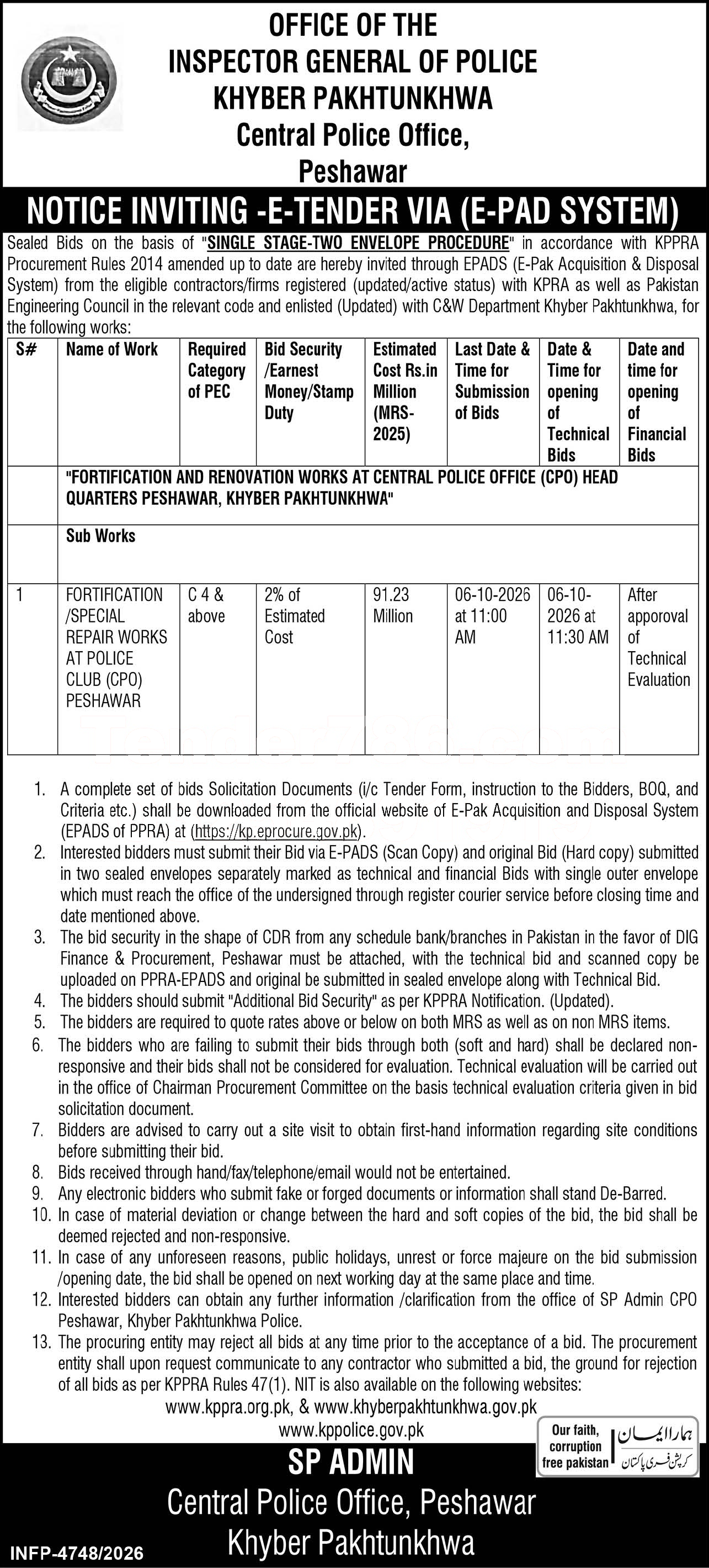 Tender Document