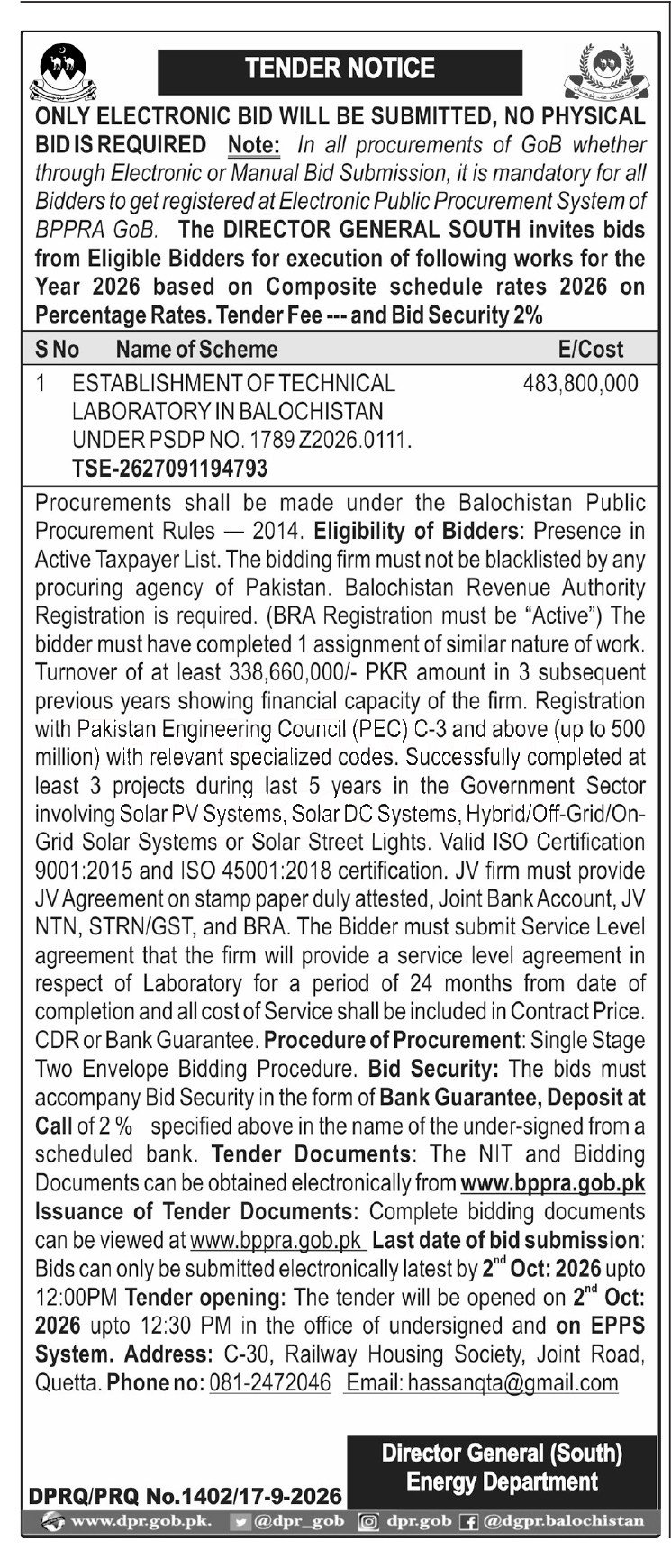 Tender Document