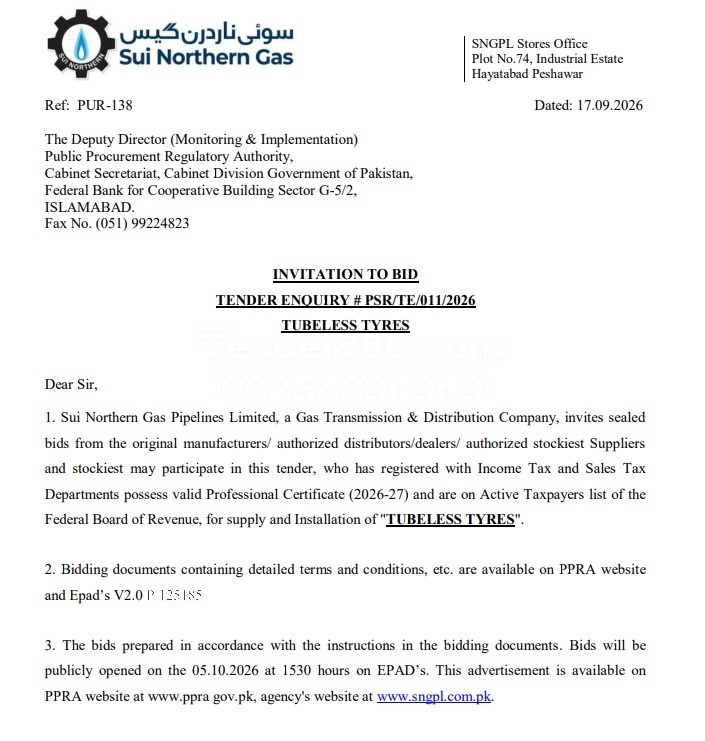 Tender Document