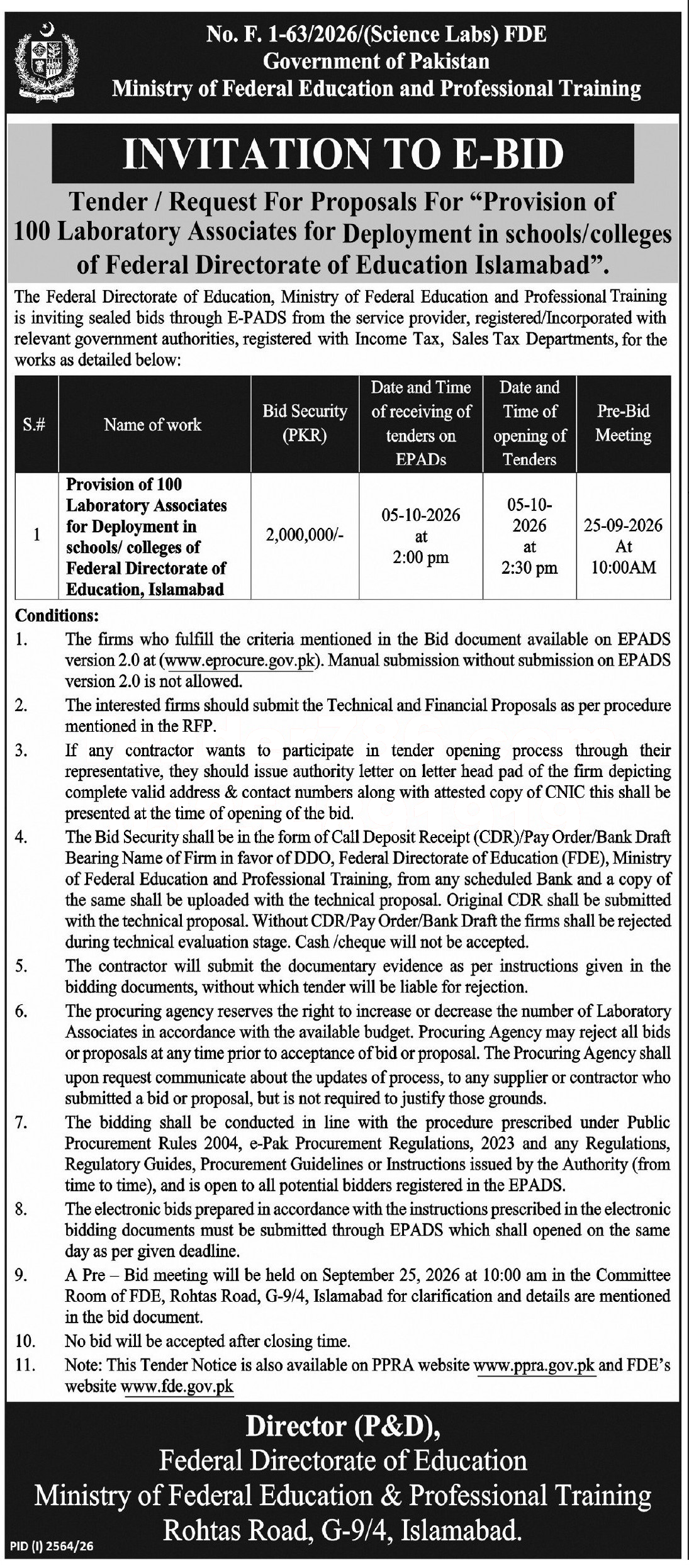 Tender Document