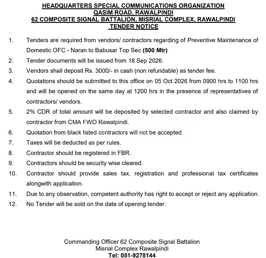 Tender Document