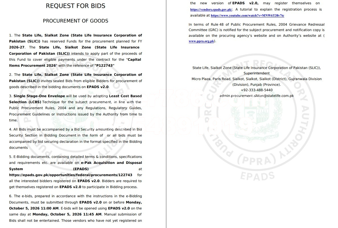 Tender Document