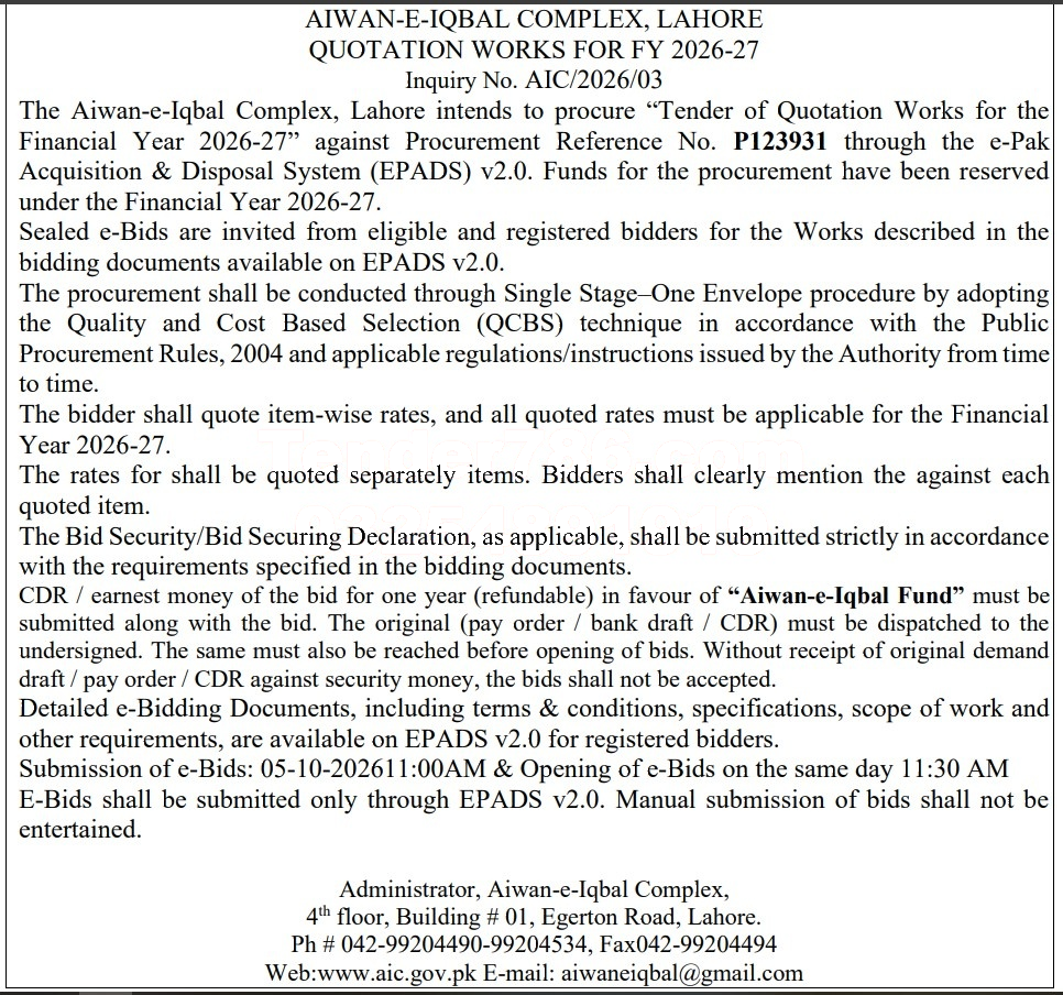 Tender Document