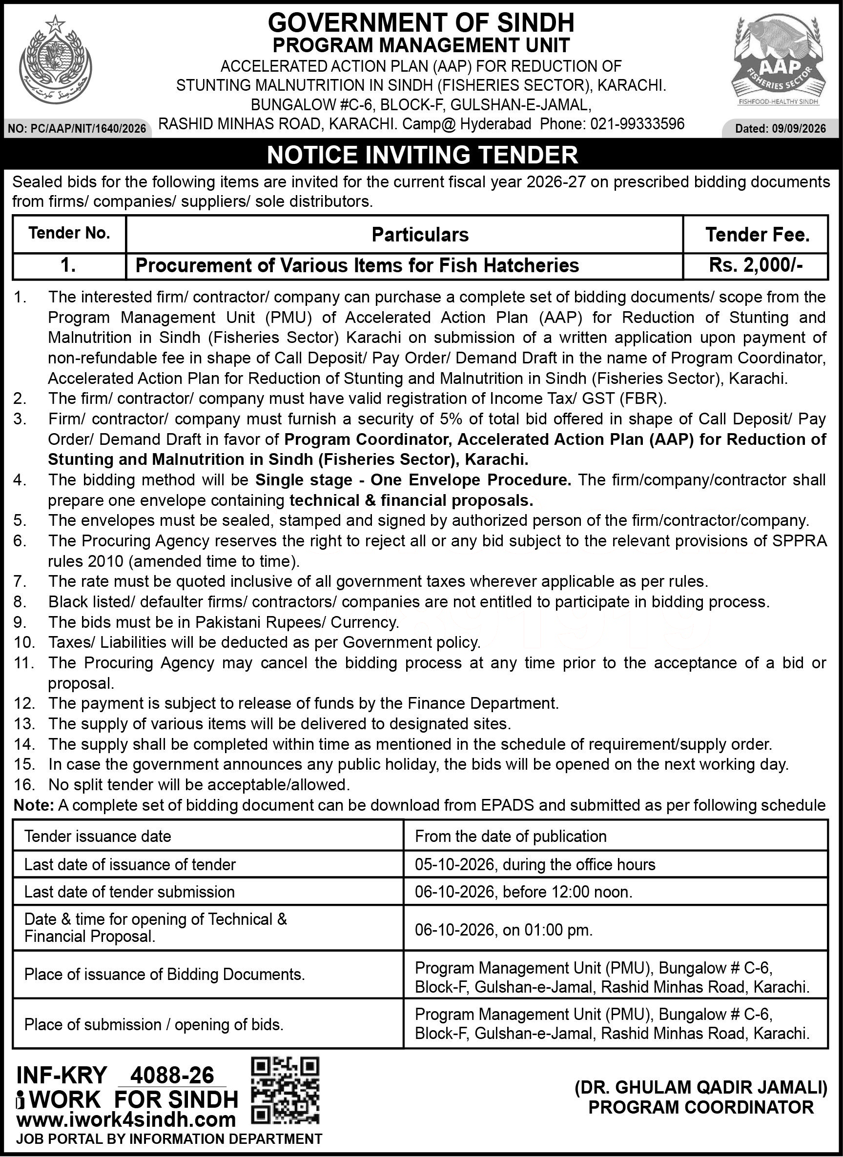 Tender Document