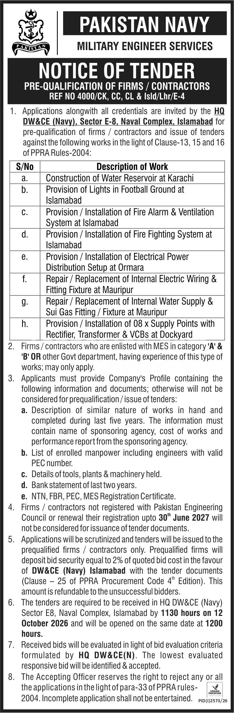 Tender Document
