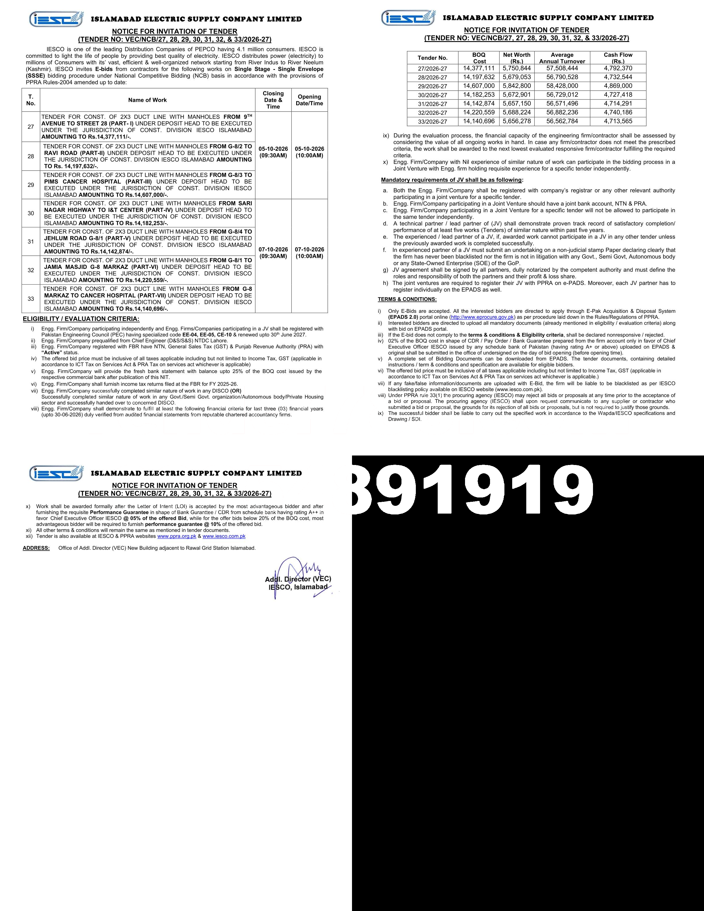 Tender Document