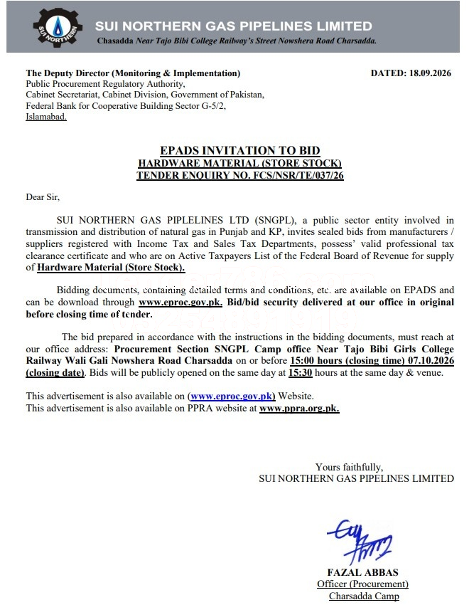 Tender Document