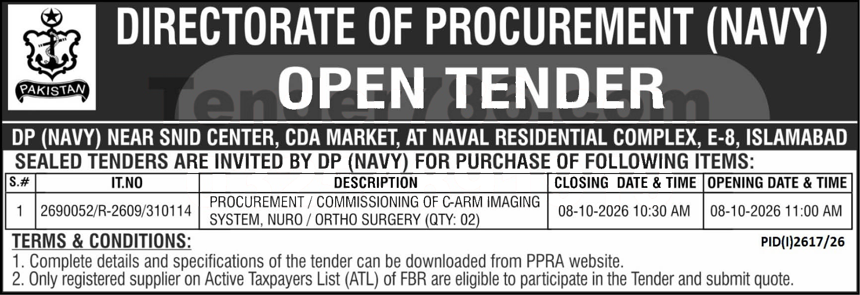 Tender Document