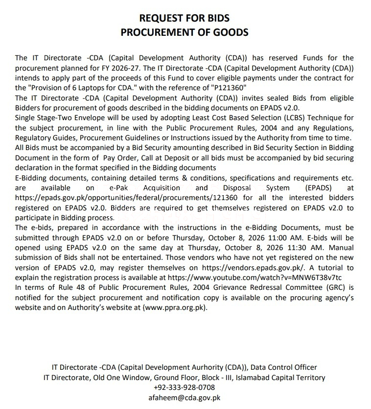 Tender Document