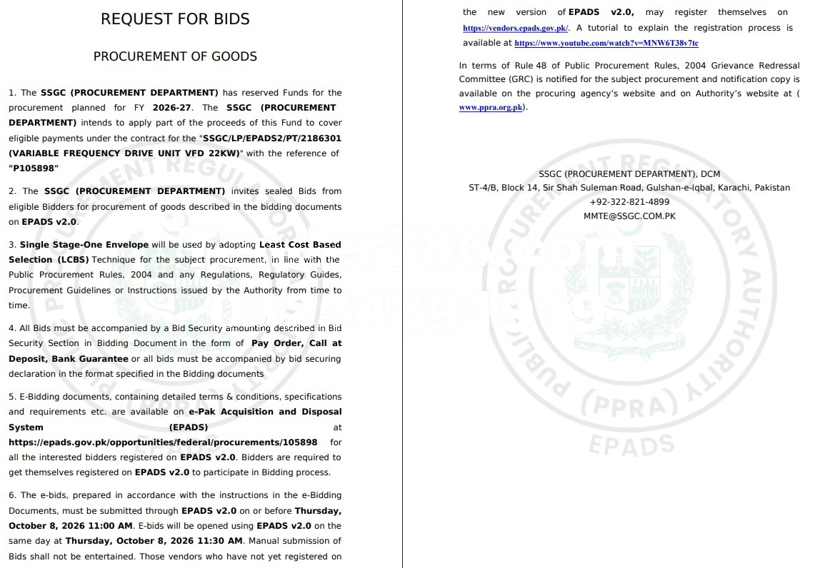 Tender Document