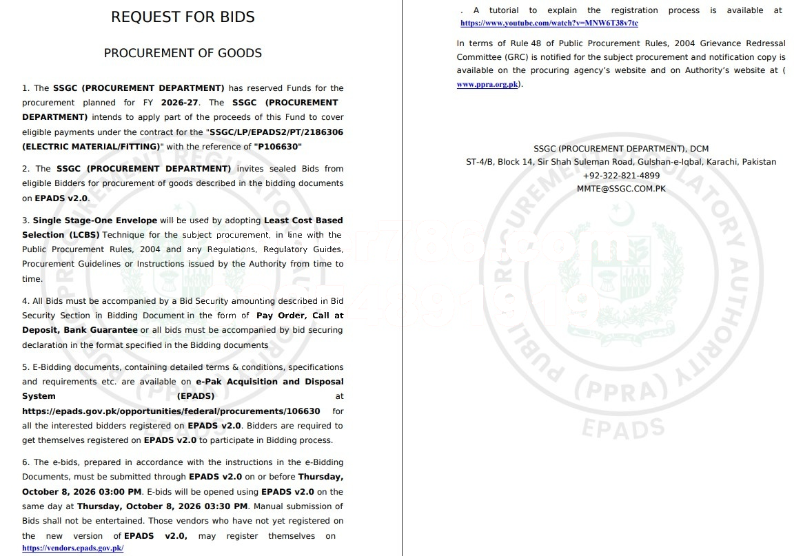 Tender Document
