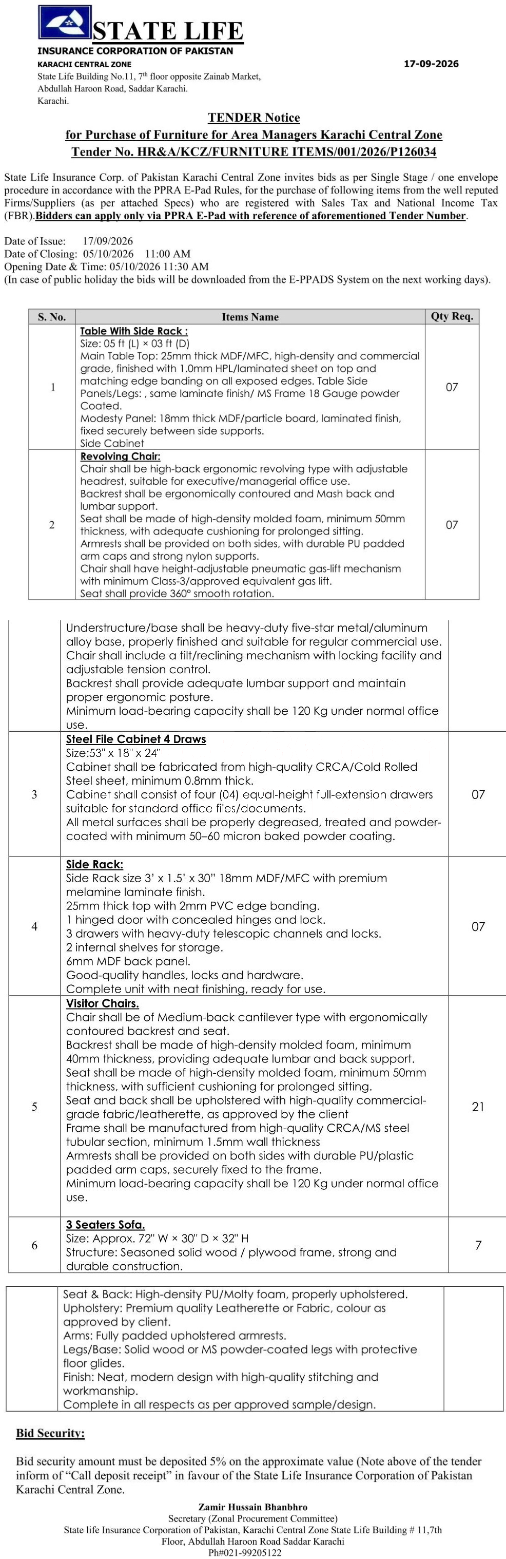 Tender Document