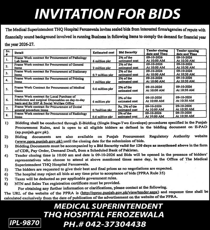 Tender Document