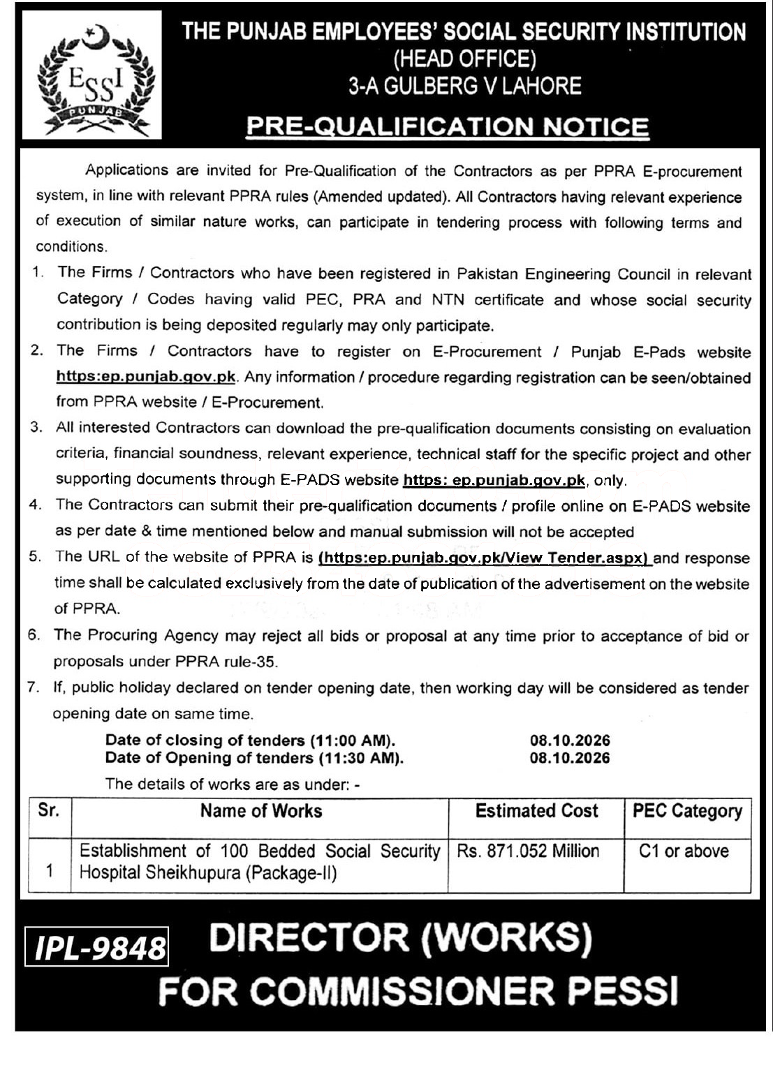 Tender Document