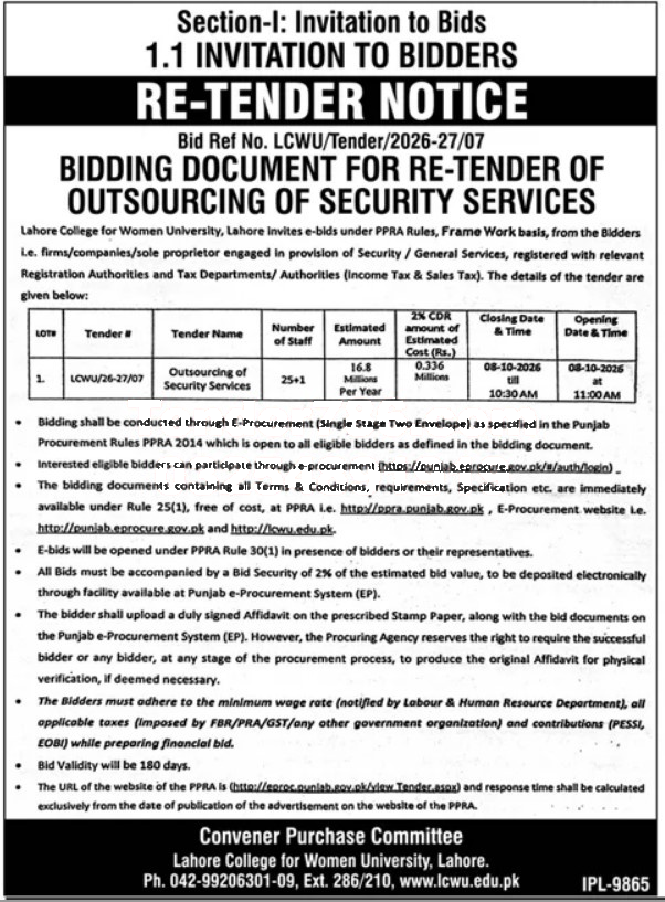 Tender Document
