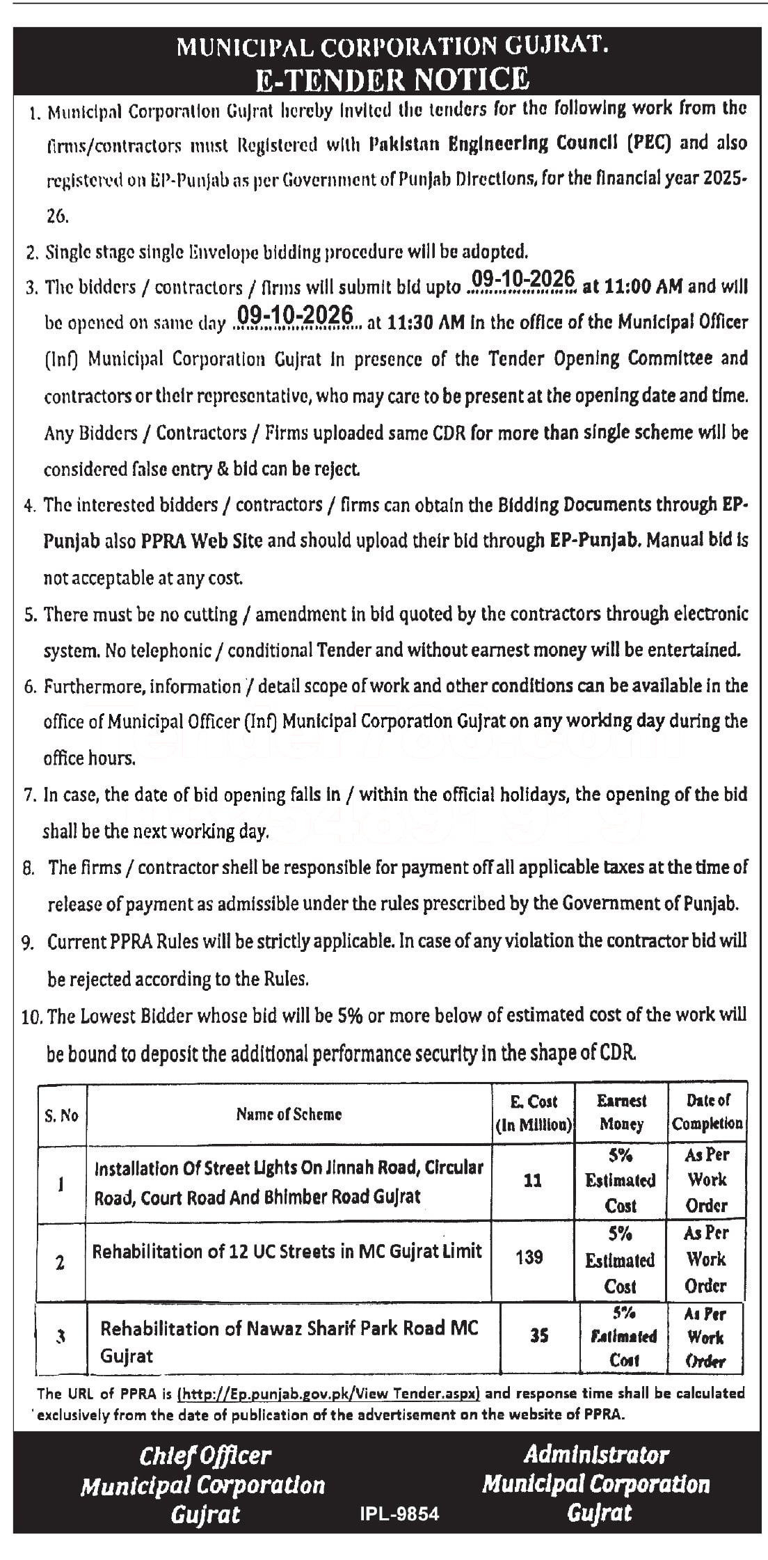 Tender Document